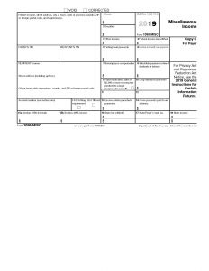 Form 1099-MISC