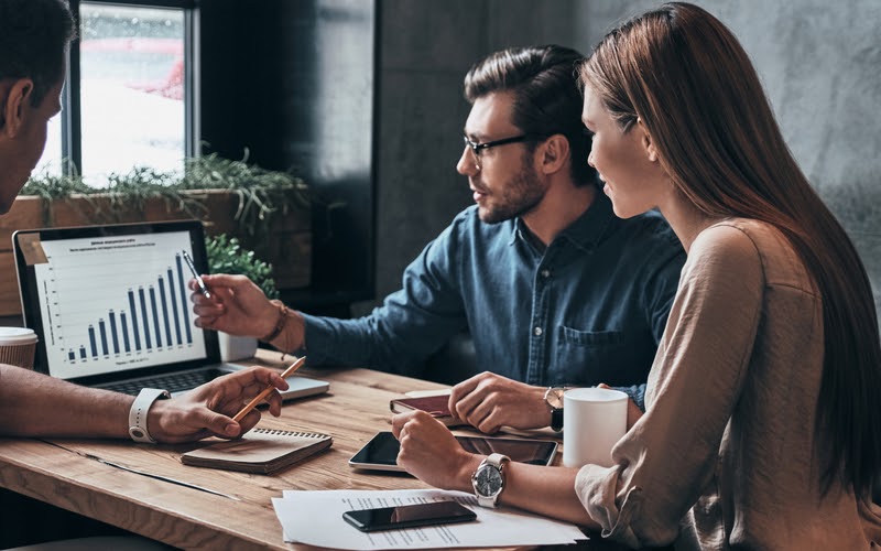 people-financial-charts Image showing people looking at financial charts. Use our eSign app to eSign documents easily, securely, and in almost any industry! Read more to find out how professionals use eSign Genie!