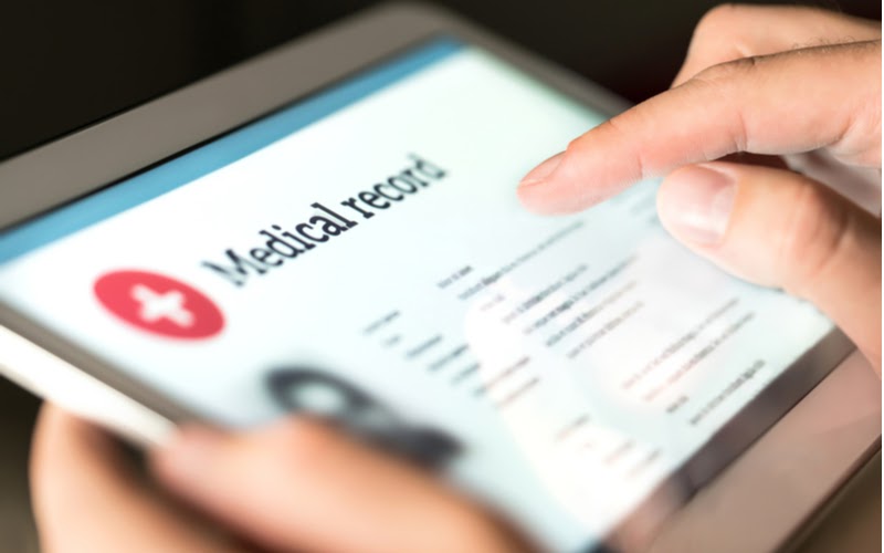 medical-record-esign Image showing a medical record being viewed on a tablet. Use our eSign app to eSign documents easily, securely, and in almost any industry! Read more to find out how professionals use eSign Genie!